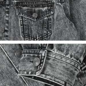 Nouvelle Collection 2026 : Vestes en Jean pour Hommes, Délavées à l'Acide, Sur Mesure, Tendance - Product Image 6