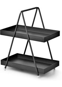 Expositor de Piso Multifuncional de Hierro Doble Personalizado de Alta Calidad, Ecológico y No Plegable para Almacenamiento de Utensilios de Cocina y Comestibles - Product Image 2