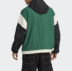 Fabricant OEM Blouson de baseball pour hommes de haute qualité Logo personnalisé à manches longues Collège mode col montant High Street - Product Image 2