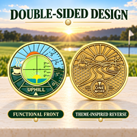 Niveau à bulle portable pour green de golf personnalisé avec logo OEM, placage couleur et emballage de vente au détail