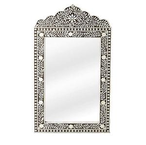 Espejo de pared con incrustaciones de hueso hecho a mano de tamaño personalizado, marco decorativo con incrustaciones de perlas madre de alta calidad, estilo moderno para decoración del hogar - Product Image 5