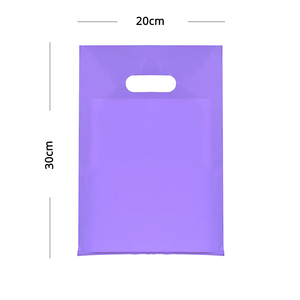 Vente en gros de sacs personnalisés avec logo sacs en plastique PE découpés à l'emporte-pièce pour la boutique de cadeaux et l'emballage de friandises pour bonbons - Product Image 5