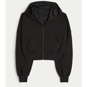 Venta al por mayor de logotipo personalizado de las mujeres de invierno con capucha de lana recortada sudaderas con capucha logotipo frontal de talla grande diseño OEM - Product Image 6