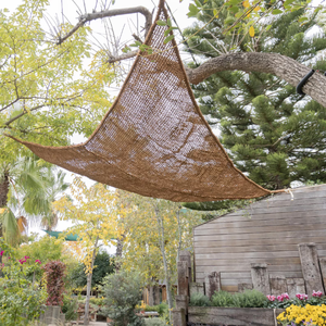 COO Coir Shade Sail ทรงสามเหลี่ยมทนทาน | เส้นใยมะพร้าวบังแดดสำหรับลานบ้านสวนดาดฟ้า Pergola (ขนาดที่กำหนดเอง) - Product Image 4