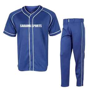 Uniforme de baseball grande taille, ensemble d'uniformes de softball avec tissu de haute qualité, uniformes de baseball pour adultes - Product Image 1