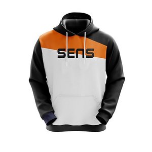Sudaderas con Capucha Unisex Personalizadas, Tejido de Felpa de Poliéster de Alta Calidad, Transpirable, con Letras Bordadas, Estilo Holgado, Tops de Fútbol Americano - Product Image 1