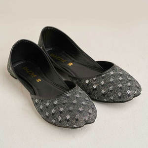 Zapatos Khussa de Piel Sintética Brillante, Elegantes y Fáciles de Poner, Antideslizantes, Impermeables y Personalizables para Mujer - Product Image 1