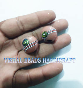 Wholesale 8mm Bright Pastel Solid Color Lampwork Smooth Glass <b>Beads</b> Heart Pattern Rondelle <b>Loose</b> Crystal Material for Jewelry - Product Image 3