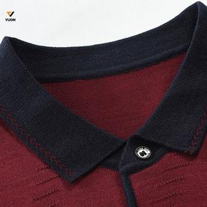 Venta al por mayor de poliéster ropa de trabajo logotipo bordado liso Golf Polo camiseta en blanco para los hombres - Product Image 4