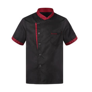 Abrigo de chef de algodón puro superventas, uniforme de chef de restaurante de hotel de diseño personalizado a precio mayorista - Product Image 1