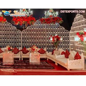 Candelabros de Metal para decoración de bodas, paredes de vela para eventos de boda al aire libre, elegantes, de nuevo diseño - Product Image 1