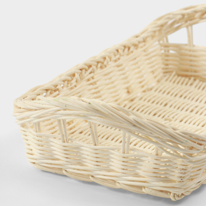 Cesta Tejida de Ratán Natural Hecha a Mano / Contenedor de Almacenamiento de Mimbre Resistente para Artículos del Hogar, Jardín y Decoración Rústica - Product Image 2