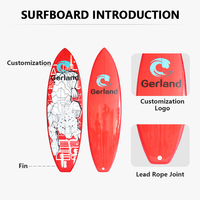 Planche de surf de forme personnalisée haute performance Shortboard Big Wave Gun board Hard EPS Foam avec fibre de carbone pour Ocean Waters Surfing