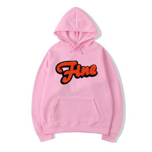 Sudadera Unisex de Gran Tamaño con Logo Personalizado, Sudadera de Algodón 100%, Parche de Chenilla de Alta Calidad, Ropa de Calle Bordada para Hombre - Product Image 5