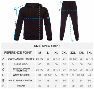 Personnalisable Hommes Zipper-Up Winter Jogging Suits Haute Qualité Fitness Casual Zipper Survêtement Ensembles avec Logo Imprimé pour Adultes - Product Image 6