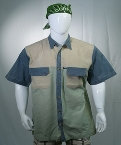 Chemise personnalisée en flanelle 100% coton biologique pour hommes Conception à carreaux à séchage rapide et lavable avec manches longues Respirant à la mode - Product Image 3