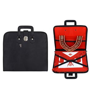 Masonic Regalia Delantal Estuches Base de tela de cuero para masones Use parches bordados Punto de cruz y manualidades de costura - Product Image 1