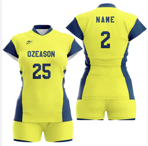 Uniforme de volleyball unisexe de haute qualité, sublimé, conçu sur mesure, ensemble de shorts en jersey légers avec impression sur le devant pour hommes et femmes - Product Image 6