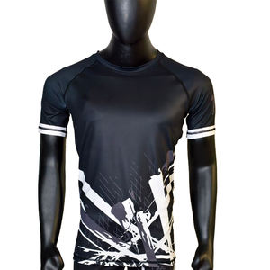 Vêtement de compression à manches courtes pour BJJ et MMA, imprimé numérique, UPF 50+, respirant, écologique, 180g, pour le surf et la natation, vente en gros - Product Image 1