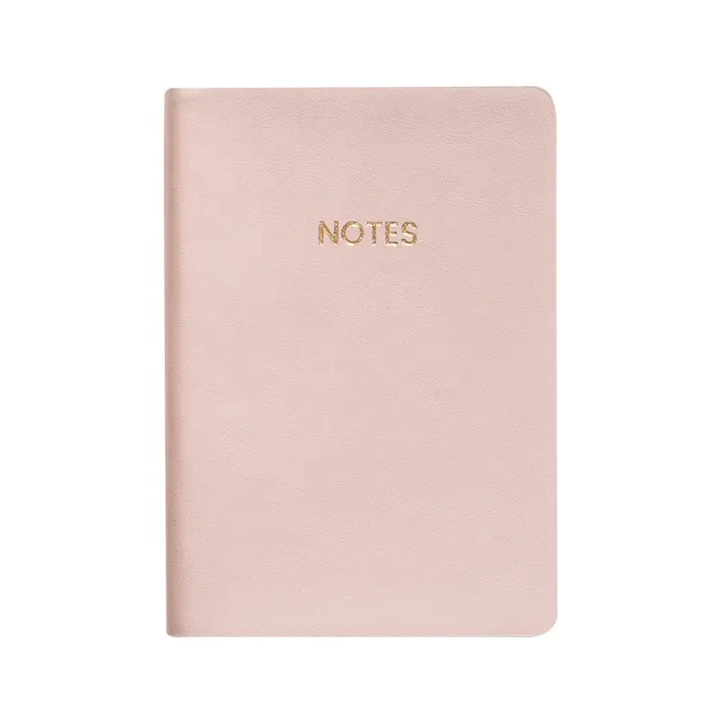 يوهي بالجملة أزياء وردية مخصصة الذهب احباط الكتابة A6 دفتر ملاحظات مبطنة جيب دفتر مذكرات صغيرة الحجم