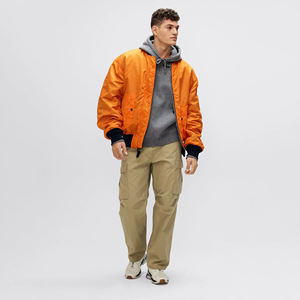 Blouson Bomber Homme Tendance Automne 2026 Style Hip-Hop Ample Fourniture ODM - Product Image 5