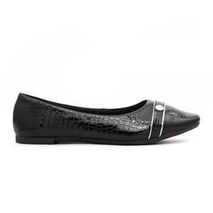 Zapatos de tacón de cuero de vaca negro para mujer WN0887, zapatos de oficina con tacones cuadrados y finos, tacón alto de 5cm, elegante cierre sin cordones - Product Image 3