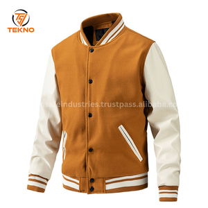 Venta caliente Productos de invierno Nuevo diseño Chaqueta universitaria para hombres Ropa personalizada Chaquetas universitarias para hombres para adultos Servicio OEM - Product Image 2