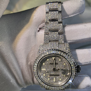 Arriving New Limited Skeleton Edition Luxury Iced Out Hip Hop <b>Mens</b> <b>Wrist</b> ETA Watch Original Moissanite Diamond Vvs Clarity - Product Image 1
