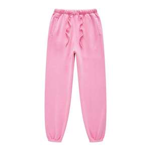 100% coton Baggy Cargo pantalons de survêtement taille moyenne poids lourd plat avant OEM Service disponible taille XL - Product Image 4