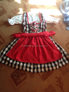 Dirndl traditionnels bavarois mi-longs, écologiques et naturels, au design lumineux, pour femmes - Product Image 6