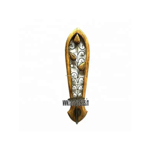 Tout nouveau bougeoir décoratif en bois en métal pour la maison pour l'éclairage de la décoration de la maison du fournisseur en gros - Product Image 1