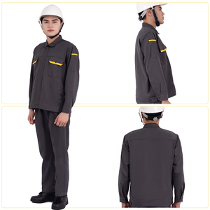Conjunto de uniforme industrial protector duradero y cómodo para trabajadores de fábricas - Product Image 5