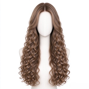 Perruque Lace Front Deep Wave sans colle en cheveux humains avec baby hair, couleur naturelle pour usage quotidien - Product Image 1