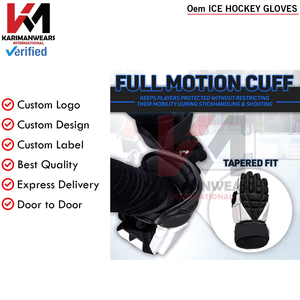 Vente en gros Gants de hockey sur glace OEM Sangle réglable Vêtements confortables Gants de hockey sur glace personnalisés OEM Léger Flexible Fit Quick - Product Image 2