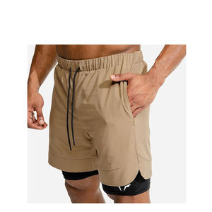 Hot New Men's High Street Short Sets Anti-Wrinkle Cotton Running Clothing Solid Pattern Eco-Friendly - Product Image 1