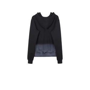 Sweat-shirts à capuche unis en coton 100% tendance, style décontracté, à fermeture éclair, brodés, avec pierres en diamant, personnalisés pour hommes, automne - Product Image 6