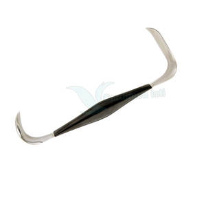 Aufricht 20 CM Manual Breast Retractor Surgical Stainless Steel Speculum with Fiber <b>Optic</b> Illumination CE Approved - Product Image 5