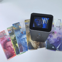Détecteur de billets laser mini X51 avec écran de 10,1 pouces, compteur de billets qui détecte les billets de banque en roubles russes, livres turques, dollars hongkongais, francs suisses, détecte les billets suspects