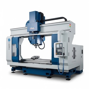 Centre d'usinage CNC à colonne double à broche unique à commande FANUC de haute précision, fraisage et découpe lourds, traitement des métaux - Product Image 5