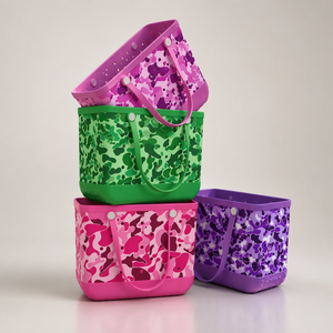 Bolsa de playa de EVA personalizada con logotipo, impermeable, de goma, multiusos, para piscina y playa. - Product Image 1