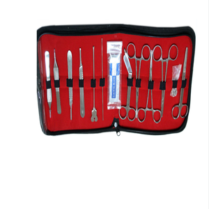Kit de chirurgie mineure en gros 18 pièces comprenant un kit de dissection en silicone Instruments médicaux Instruments chirurgicaux portables - Product Image 3