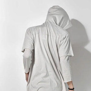 High Quality Material Made Men <b>Oversized</b> <b>Long</b> Sleeves <b>Hoodie</b> Loose FIt Cotton Fleece Made Men Double Sleeves <b>Hoodie</b> - Product Image 2