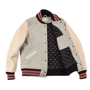 Haute Qualité Lâche Personnalisé Personnalisé Hommes Vestes Bomber Varsity Manteaux Casual Hip Hop Coupe-Vent Vêtements Hommes Veste Fitness - Product Image 2