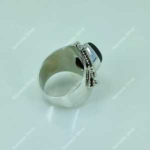 925 Sterling Silver Labradorite <b>Ring</b> Fine <b>Statement</b> Promise Jewelry Handmade Natural Labradorite Pear Shape Gemstone Unique - Product Image 6