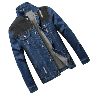 Offre Spéciale nouveau hommes Denim Jean veste vêtements d'extérieur décontractés automne bouton up manteau surdimensionné Denim veste d'hiver pour homme - Product Image 5