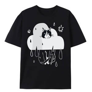 Camiseta de Hombre 100% Algodón de Alta Calidad con Cuello Redondo y Manga Corta, Estampada con Diseño Sólido en Diferentes Colores, Tejido de Punto - Product Image 1