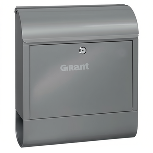 Boîte aux lettres Scandic 825 Si en acier argenté, hauteur 460 mm, largeur 380 mm, profondeur 125 mm, norme DIN C4 BURG-WCHTER - Product Image 3