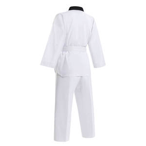 Uniforme de taekwondo, TKD, dobok, taekwondo, logotipo personalizado, collar negro, uniformes paquistaníes hechos de taekwondo - Product Image 4