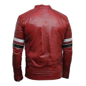 Chaqueta de cuero de manga larga para hombre, nuevo diseño, a la moda, de alta calidad, al mejor precio - Product Image 3