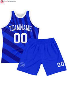 Fabrication de la meilleure qualité OEM vente en gros uniforme de basket-ball personnalisé réversible sublimé ensemble d'été - Product Image 3